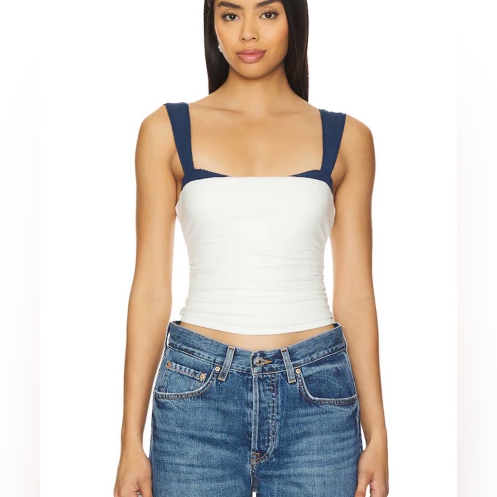 Free people two tone tank Top